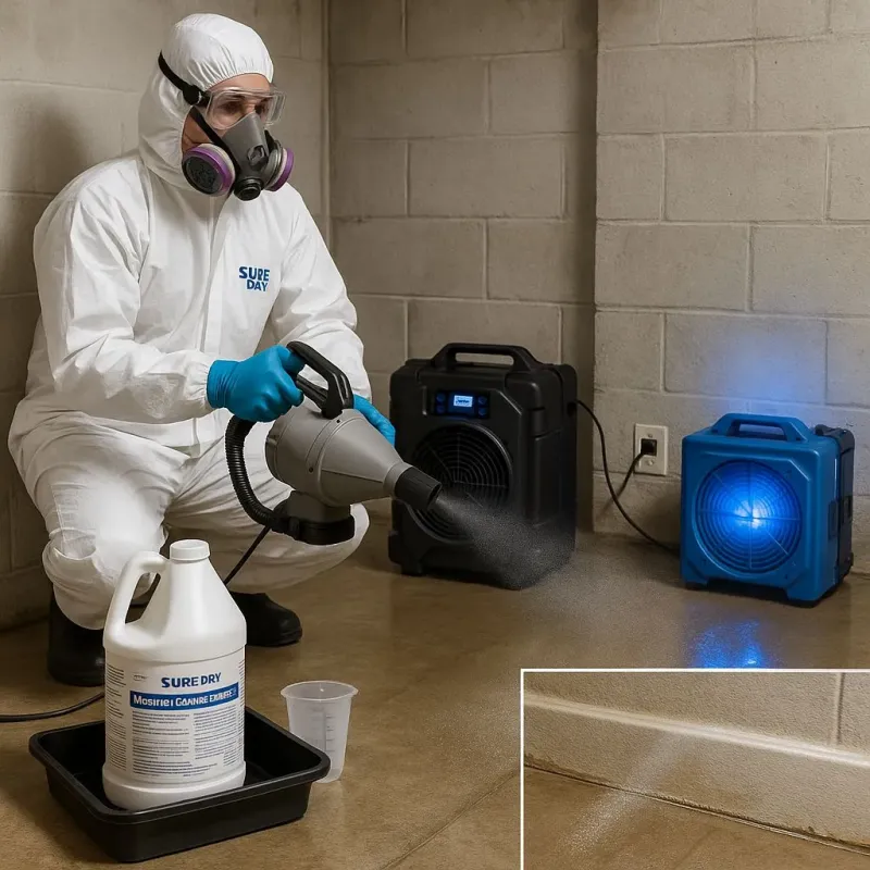 Sanitization and Odor Removal process in Marysville, PA